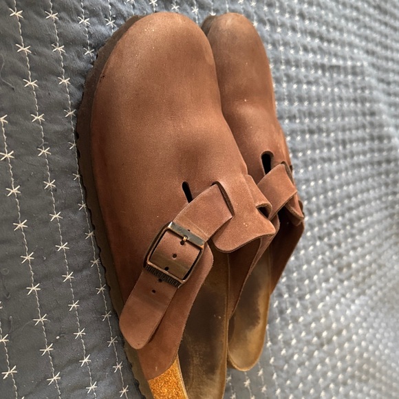 Birkenstock Boston 38 Brown Slip-On Clogs - Picture 7 of 8